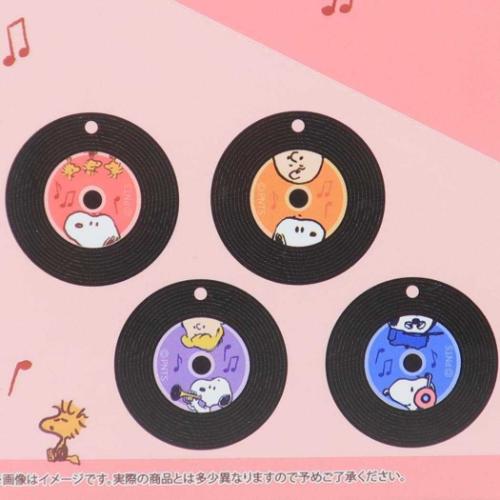 PEANUTS スヌーピー キーリング トレーディングラバーレコード
