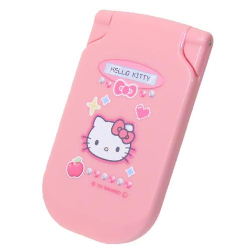 ガラケー型コンパクトミラー 手鏡 ハローキティ サンリオ カミオジャパン