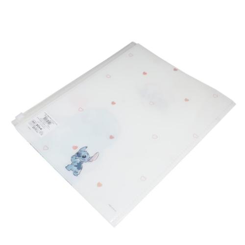 リロ＆スティッチ ファスナー付き6ポケットクリアファイル A4