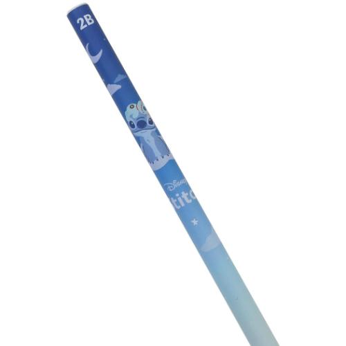 リロ＆スティッチ えんぴつ 鉛筆 2B 丸軸 Blue night sky ディズニー カミオジャパン えんぴつ 新学期準備文具 筆記用具 小学生 かわいい