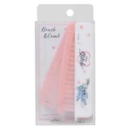 リロ＆スティッチ ディズニー キャラクター ヘアブラシ 折りたたみ