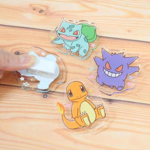 ポケットモンスター ポケモン キャラクター クリップ ダイカットアクリルクリップ ゲンガー カミオジャパン