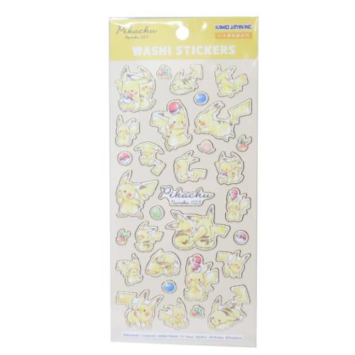 シールシート WASHI STICKERS ポケモン ポケットモンスター ピカチュウ