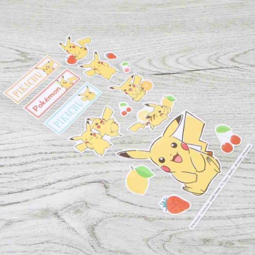 シールシート マルチステッカー ポケットモンスター フルーツ イエロー
