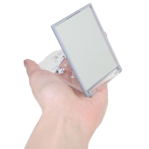 カードミラーS 手鏡 スヌーピー ファミリーいっぱい ピーナッツ カミオジャパン コンパクトミラー キャラクター