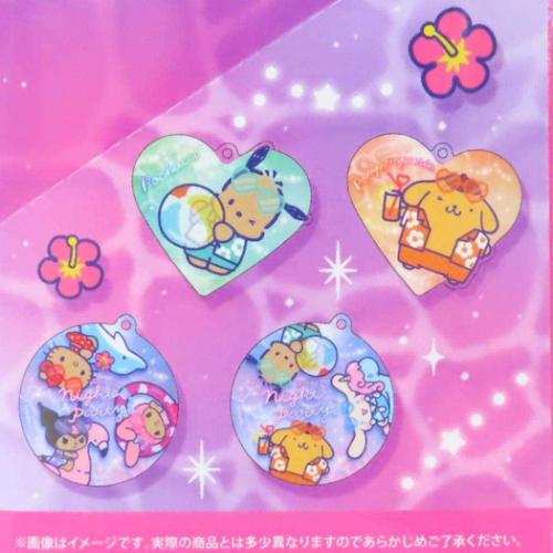 キーリング サンリオキャラクターズ トレーディンググリッター