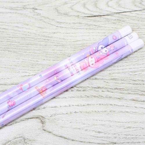 クロミ 3本入りえんぴつ2Bセット マイメロディ＆クロミ 鉛筆 サンリオ