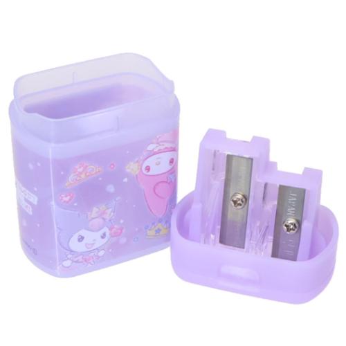 鉛筆削り ツイン削り マイメロディ＆クロミ サンリオ キラキラドレス