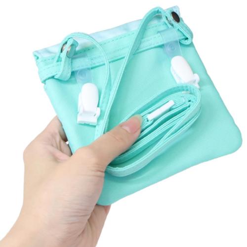 ポチャッコ キャラクター クリップポケット ショルダー付きどこでもポッケ チェックルック サンリオ グッズ