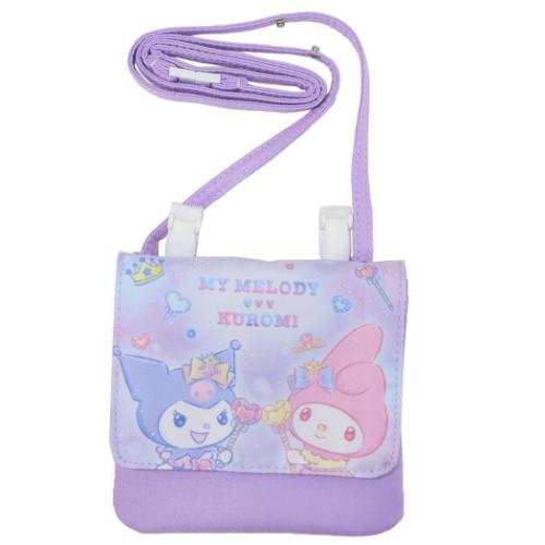 クロミ ショルダー付きどこでもポッケ サンリオ クリップポケット キャラクター キラキラドレス