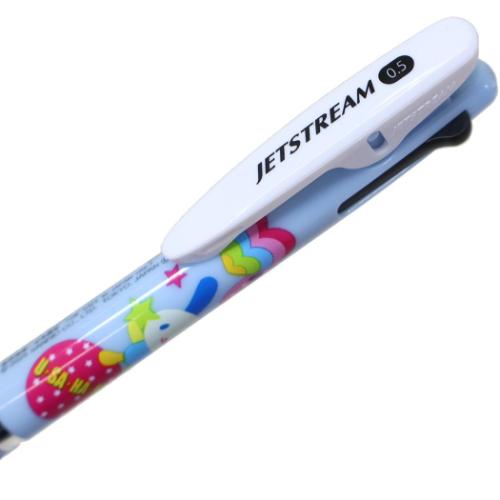 黒 赤 青 3色ボールペン ウサハナ ジェットストリーム 0.5mm サンリオ