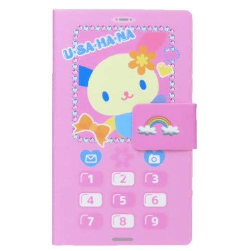 メモ帳 ウサハナ ガラケー風メモ サンリオ カミオジャパン