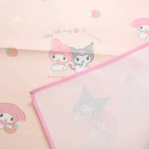 ランチクロス お弁当箱ナフキン マイメロディ＆クロミ いちご サンリオ カミオジャパン 新学期準備 キャラクター