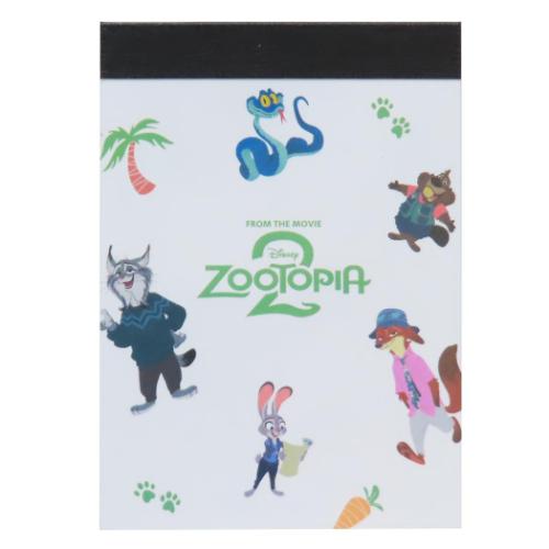 ズートピア ズートピア2 キャラクター メモ帳 ミニメモ special days