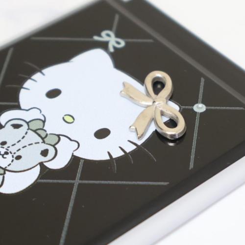 ハローキティ 手鏡 カードミラーS モノトーン サンリオ カミオジャパン