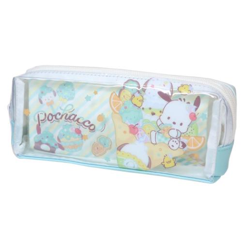 レア品　サンリオ　ポチャッコ　平成レトロ　ペンケース　ネームタグ　小物入れセット シネマコレクション cinemacollection ポチャッコ 筆箱 ラウンド