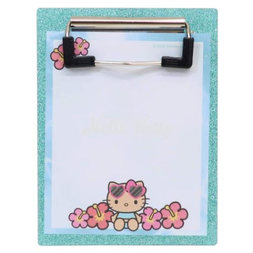 ハローキティ メモ帳 グリッターバインダーメモ 日焼け サンリオ