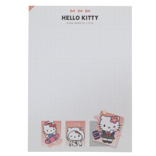 ハローキティ ハンギョドン キャラクター メモ帳 A6シール付きメモ