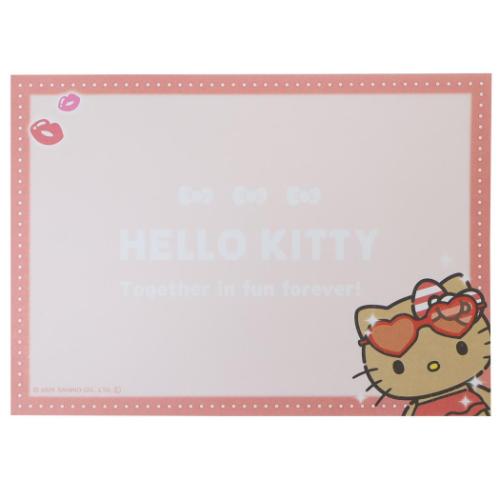 ハローキティ ハンギョドン キャラクター メモ帳 A6シール付きメモ