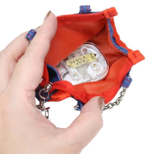 ハローキティ キーリング デニムポーチキーホルダー サンリオ カミオ