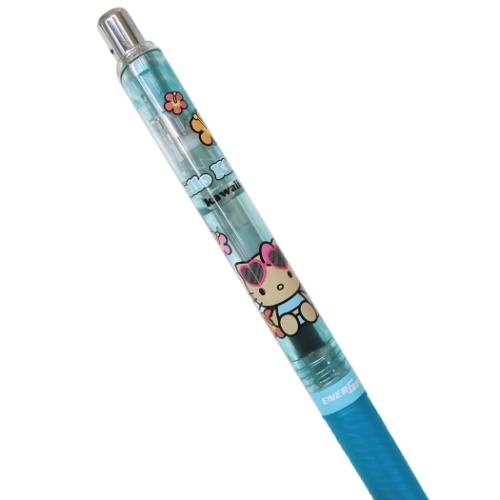 2014年 サンリオ ハローキティ エナージェル 0.5（インキ色：黒） ハローキティ エナージェルボールペン 0.5mm ボールペン 日焼け