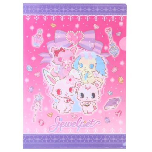 シングルクリアファイル A4 クリアフォルダー サンリオ ジュエルペット