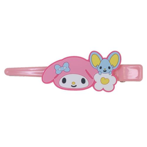 マイメロディ 前髪クリップ ぎゅっともマスコットロングヘアクリップ