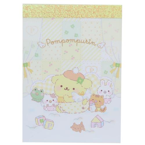 ポムポムプリン グッズ メモ帳 キャラクター ミニメモ