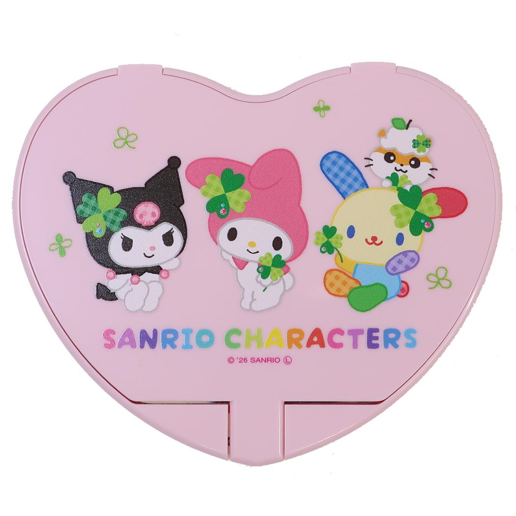サンリオキャラクターズ 手鏡 ハート型コンパクトミラー 平成