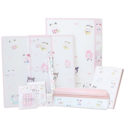 サンリオキャラクターズ×もちもちぱんだ 文具セット 10点文房具セット