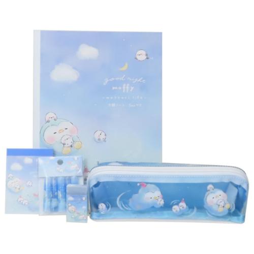 文具セット 5点文房具セット 水面 すやすやモフィー カミオジャパン