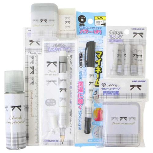 文具セット 16点文房具セット チェックエモーションズ カミオジャパン