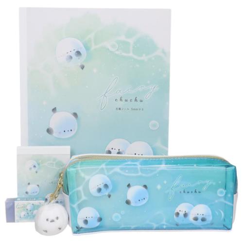 文具セット 4点文房具セット ずっとシマエナガ フェアリーチュチュ カミオジャパン 新学期準備文具