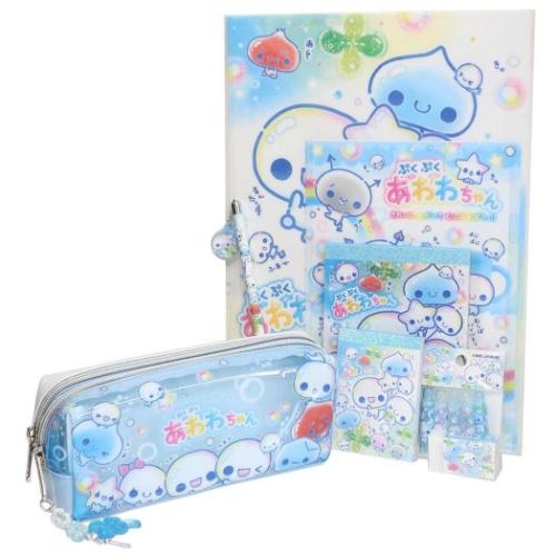 ぷくぷくあわわちゃん 文房具セット 7点文房具セット カミオジャパン