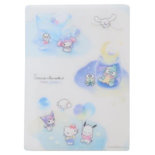 文具セット 7点文房具セット サンリオキャラクターズ Clear color