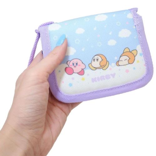 星のカービィ キャラクター 子供用財布 二つ折りサイフ パープル