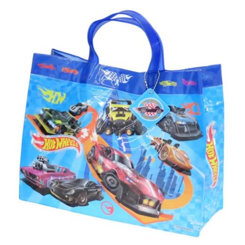 プールバッグ ホットウィール マチアリトートバッグ 角型 自動車 高波クリエイト ビーチバッグ 海プール サマーレジャー用品