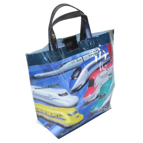 プールバッグ スーパーエクスプレス バケット型ビニールトート 鉄道 ビーチバッグ 海プール サマーレジャー用品 キャラクター