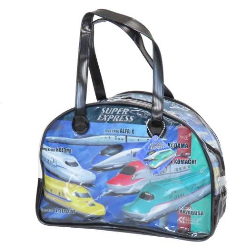 ボストンバッグ プールバッグ スーパーエクスプレス 鉄道 高波クリエイト ビーチバッグ 海プール サマーレジャー用品 キャラクター