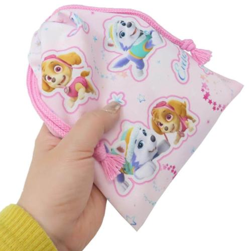 巾着袋 パウパトロール 巾着S ピンク 高波クリエイト 小物入れ