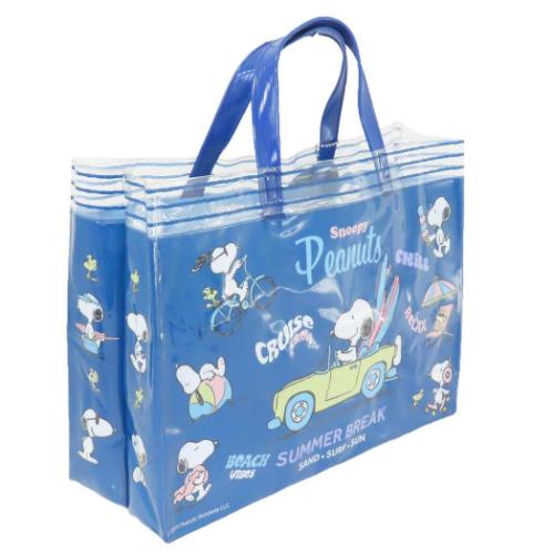 プールバッグ マチアリトート ピーナッツ スヌーピー 高波クリエイト 海プール サマーレジャー用品