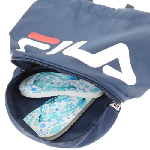 フィラ プールバッグ 2wayボンサック ネイビー FILA 高波クリエイト 海プール サマーレジャー用品