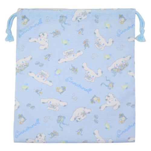 シナモロール グッズ 巾着袋 サンリオ キャラクター きんちゃくポーチM