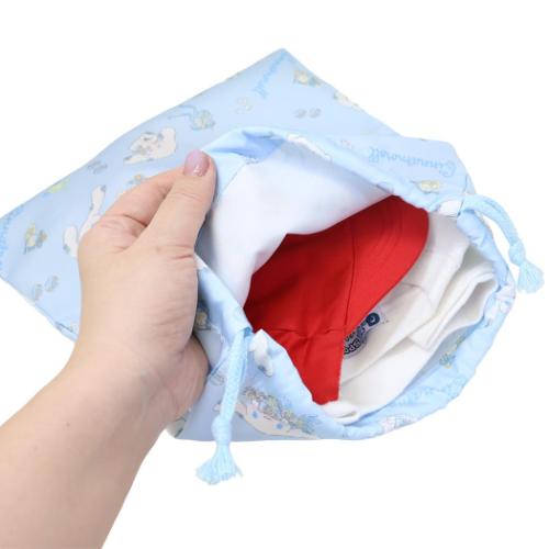 シナモロール グッズ 巾着袋 サンリオ キャラクター きんちゃくポーチM