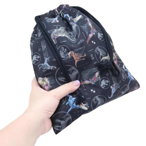 ジュラシックワールド 映画キャラクター 巾着袋 きんちゃくポーチM 恐竜