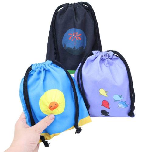 巾着袋 きんちゃくポーチS 3枚セット ねないこだれだ 高波クリエイト