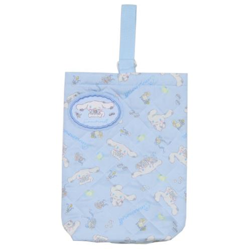 シナモロール キャラクター シューズバッグ キルトシューズケース