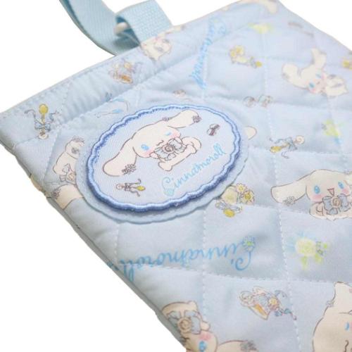 シナモロール キャラクター シューズバッグ キルトシューズケース