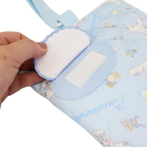 シナモロール キャラクター シューズバッグ キルトシューズケース