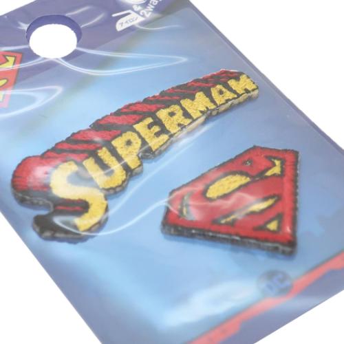スーパーマン 刺繍ワッペン 2way 2枚入り DCコミック ワッペン キャラクター SUPERMANセット｜cinemacollection｜02